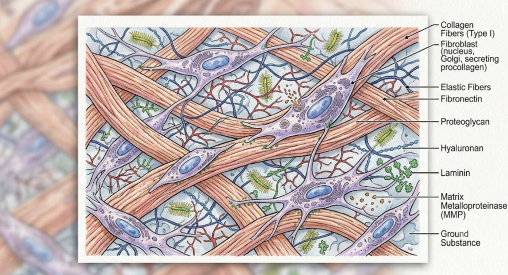 The Complete Guide to Research Peptides: (2026) extracellular matrix and collagen biology research.