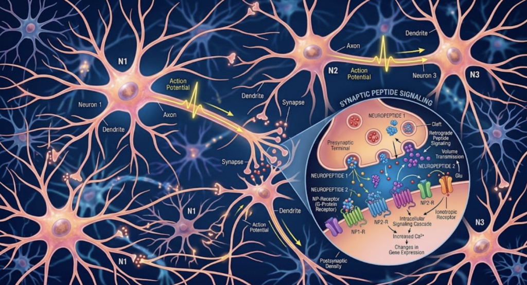 The Complete Guide to Research Peptides: (2026) neuropeptide signalling within the central nervous system.